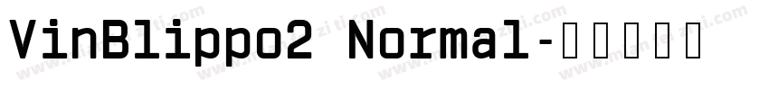 VinBlippo2 Normal字体转换
